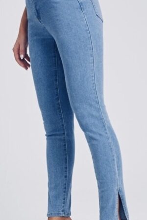 Jeans met zij split
