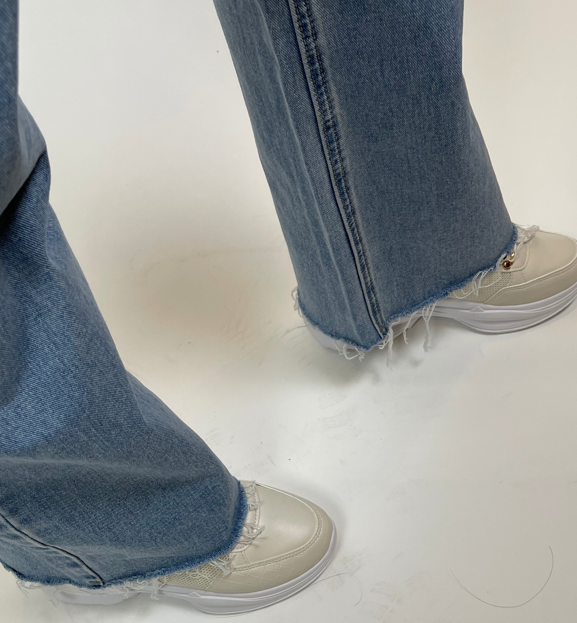 High Waist Wide Leg Jeans Denim