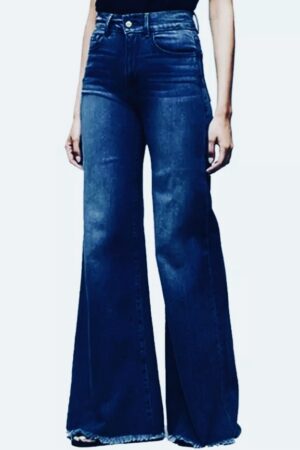 Jeans met wide-leg