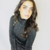 Knopen glitter jurk