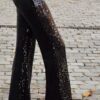 Sequin flair pants
