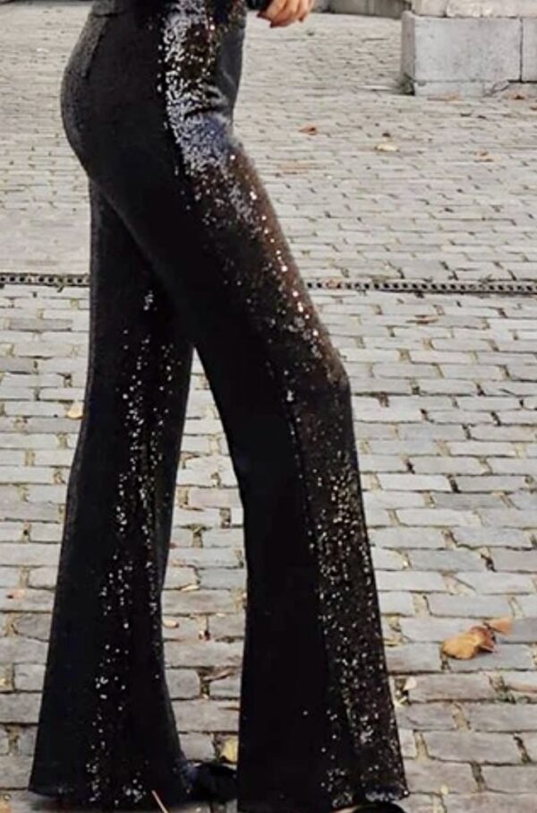 Sequin flair pants