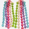 Rainbow color earrings studs