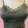 Bustier groen met kant