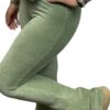 Lemmy mint rib flared broek