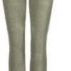 Lemmy mint rib flared broek
