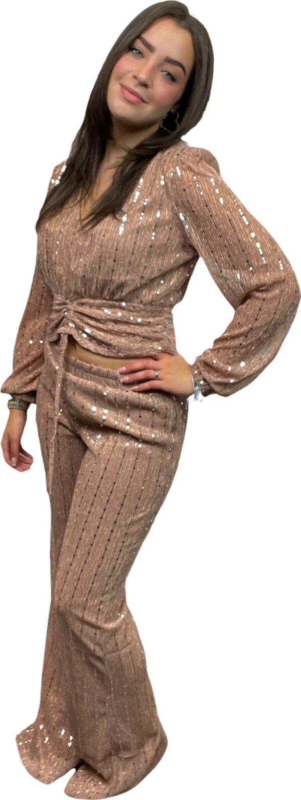Sparkling 2 pieces champagne kleur