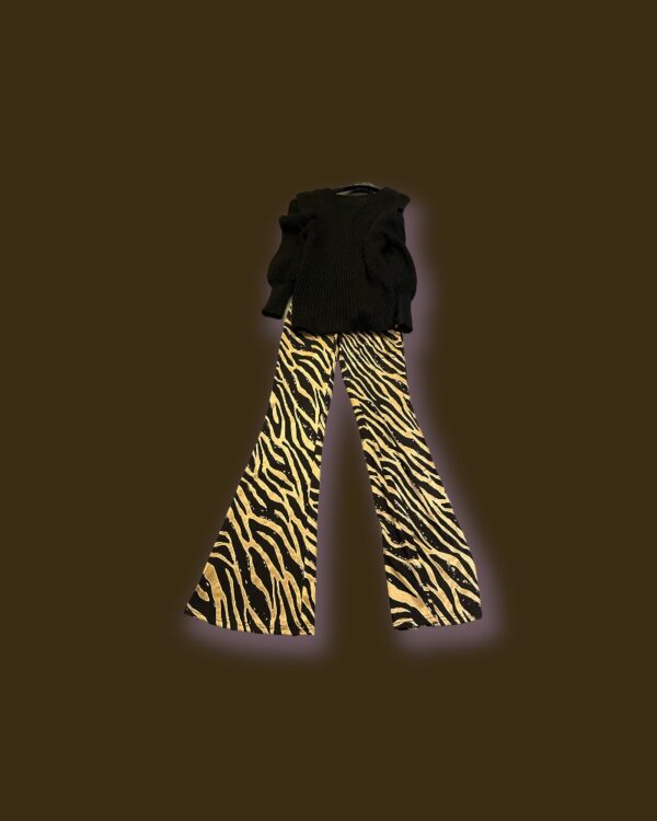 Flair bruin/zwart zebra print