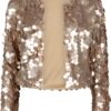 Gouden vest met pailletten