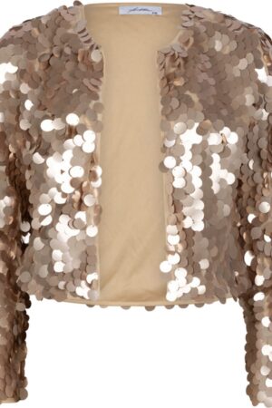 Gouden vest met pailletten