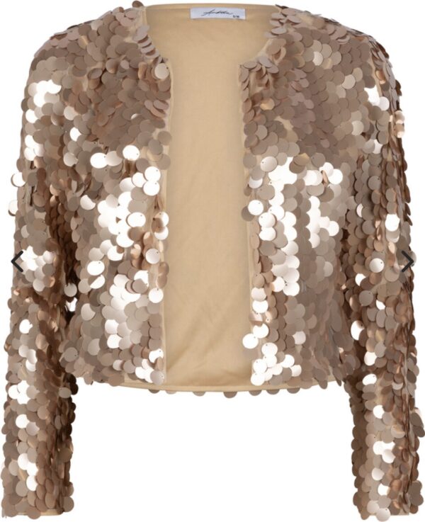 Gouden vest met pailletten