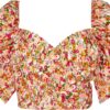 Top crop Hemis geel/rood