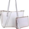 Handtas set van twee gouden studs