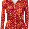 Travel blouse Oranje rood