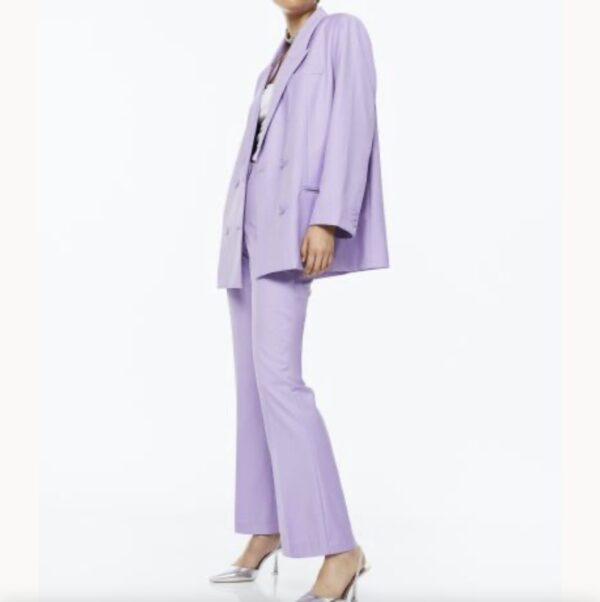 Lila dames pantalon