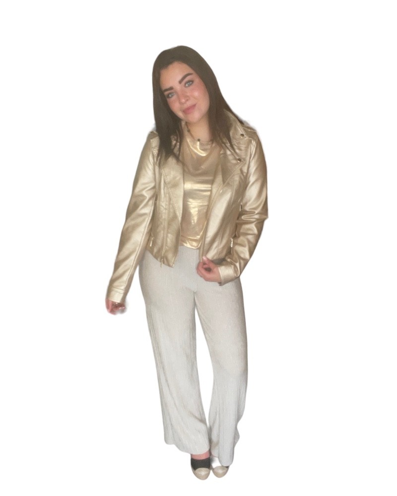 Loos fit broek shimmer