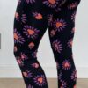 Soft flared heart black/pink Ambika