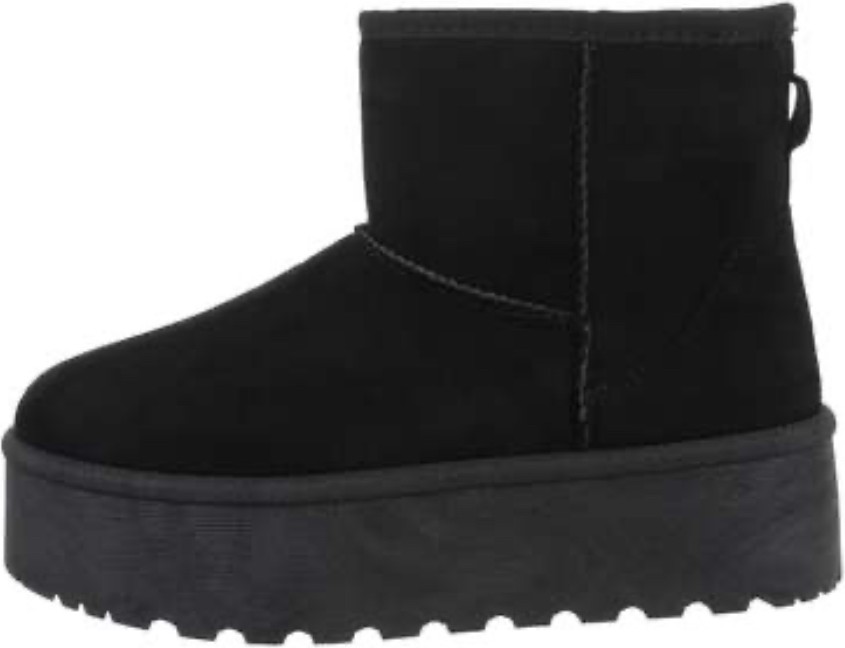 Platform boots Black