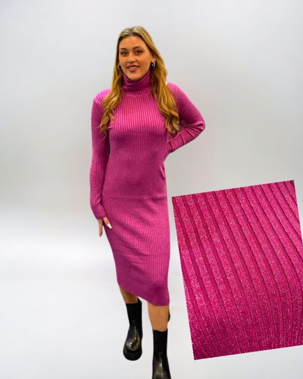 Glitter col dress