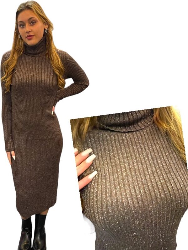 Glitter col dress