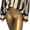 Norfy highwaist gold shimmer legging