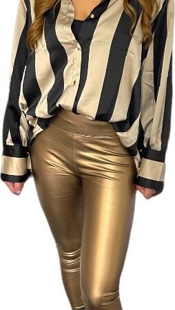 Norfy highwaist gold shimmer legging