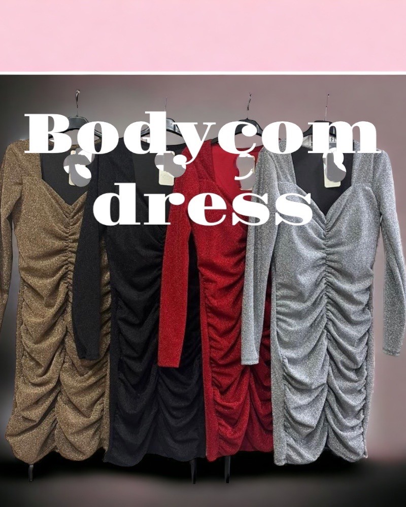 Sparkly droped dress glitter