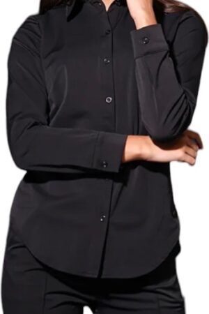 Travel blouse zwart Anja