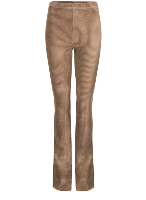 lemmy s taupe rib flare broek