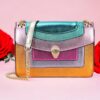 Rainbow metallic schoudertas