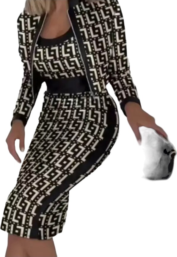 Chic Ensemble in stijl driedelige set