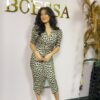 Cor leopard dress
