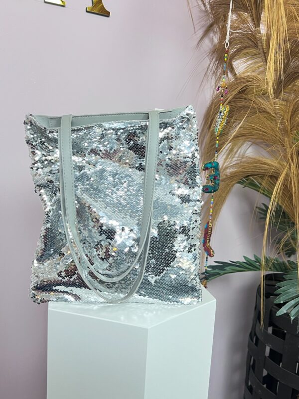Canvas tas glitter